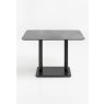 Brest 120 x 75cm Bistro Table (77cm High) - Stone Anthracite Top & Black Frame by Habufa Brest 120 x 75cm Bistro Table (77cm High) - Stone Anthracite Top & Black Frame by Habufa