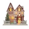 LED Christmas House White 24x22cm