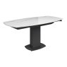 Olivia White Gloss Ceramic 119-179cm Extending Dining Table Olivia White Gloss Ceramic 119-179cm Extending Dining Table