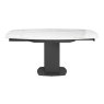 Olivia White Gloss Ceramic 119-179cm Extending Dining Table Olivia White Gloss Ceramic 119-179cm Extending Dining Table