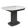 Olivia White Gloss Ceramic 119-179cm Extending Dining Table Olivia White Gloss Ceramic 119-179cm Extending Dining Table