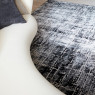 Kuza Abstract Black Rug by Asiatic Kuza Abstract Black Rug by Asiatic