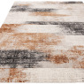 Kuza Lines Terracotta Rug by Asiatic