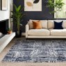 Kuza Portrait Navy Rug by Asiatic Kuza Portrait Navy Rug by Asiatic