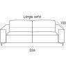 Como Large Sofa (226cm) by Italia Living Como Large Sofa (226cm) by Italia Living
