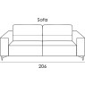 Como Sofa (206cm) by Italia Living Como Sofa (206cm) by Italia Living