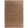 Kuza Plain Stripe Terracota Rug By Asiatic