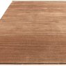 Kuza Plain Stripe Terracota Rug By Asiatic