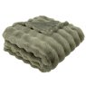 Soft Bubble Throw Faux Rabbit Sage 150 x 200