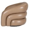 Rocco Swivel Lounge Chair (Taupe PU Leather) Rocco Swivel Lounge Chair (Taupe PU Leather)