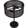 Storm Mesh Black Table Lamp With Shade