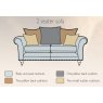 Ohio 2 Seater Sofa (Pillow Back) by Alstons Ohio 2 Seater Sofa (Pillow Back) by Alstons