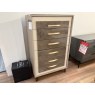 Ambra Kingsize Bedframe, 2 Bedsides & Tall Chest Set (Showroom Clearance) Ambra Kingsize Bedframe, 2 Bedsides & Tall Chest Set (Showroom Clearance)
