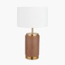 Cara Wood Effect Ceramic Table Lamp Cara Wood Effect Ceramic Table Lamp