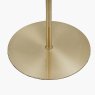 Brushed Brass Metal and White Orb Dome Floor Lamp Brushed Brass Metal and White Orb Dome Floor Lamp
