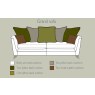 Darcey Grand Pillowback Sofa by Alstons