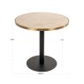 Brazza 80cm Bistro Table by Richmond Interiors Brazza 80cm Bistro Table by Richmond Interiors