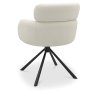 Hugo Swivel Dining Chair (Ivory Faux Leather) by Bentley Designs Hugo Swivel Dining Chair (Ivory Faux Leather) by Bentley Designs