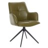 Joseph Swivel Dining Chair (Green PU Leather) Joseph Swivel Dining Chair (Green PU Leather)