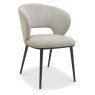Pair of Arlo Dining Chairs (Beige Fabric) by Bentley Designs Pair of Arlo Dining Chairs (Beige Fabric) by Bentley Designs