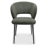 Pair of Arlo Dining Chairs (Green Fabric) by Bentley Designs Pair of Arlo Dining Chairs (Green Fabric) by Bentley Designs