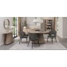 Pair of Arlo Dining Chairs (Grey Fabric) by Bentley Designs Pair of Arlo Dining Chairs (Grey Fabric) by Bentley Designs