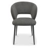 Pair of Arlo Dining Chairs (Grey Fabric) by Bentley Designs Pair of Arlo Dining Chairs (Grey Fabric) by Bentley Designs