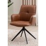 Joseph Swivel Dining Chair (Tan PU Leather) Joseph Swivel Dining Chair (Tan PU Leather)