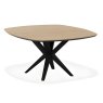 Percival 90 x 90cm Dining Table (Danish Oval Version) by MaxFurn