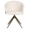 Zendaya Swivel Dining Chair (Niagara Beige) by Richmond Interiors Zendaya Swivel Dining Chair (Niagara Beige) by Richmond Interiors