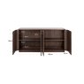Willox 4 Door Sideboard (Brown) by Richmond Interiors Willox 4 Door Sideboard (Brown) by Richmond Interiors
