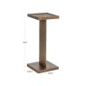 Foley Brass Antique End Table by Richmond Interiors Foley Brass Antique End Table by Richmond Interiors