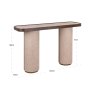 Willox Console Table (Brown) by Richmond Interiors Willox Console Table (Brown) by Richmond Interiors