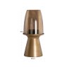 Danea Hurricane Brushed Gold Table Lamp Small by Richmond Interiors Danea Hurricane Brushed Gold Table Lamp Small by Richmond Interiors