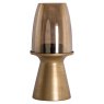 Danea Hurricane Brushed Gold Table Lamp Small by Richmond Interiors