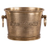 Vinova Brass Antique Wine Cooler by Richmond Interiors