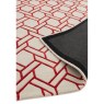Nexus Fine Lines Silver/Red Rug by Asiatic Nexus Fine Lines Silver/Red Rug by Asiatic