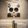 Panda Wall Art Black/Gold Panda Wall Art Black/Gold