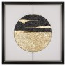 Moon Wall Art Black/Gold Moon Wall Art Black/Gold