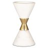 Jurre White Candle Holder