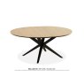Percival 120-160 x 92cm Extending Dining Table (Round Version) by MaxFurn