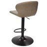 Rosano Gas-Lift Bar Stool (Stone Faux Leather) by Bentley Designs Rosano Gas-Lift Bar Stool (Stone Faux Leather) by Bentley Designs