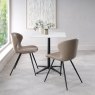 Dexter 70 x 70cm Bistro Table (White Sintered Stone Top) by Bentley Designs Dexter 70 x 70cm Bistro Table (White Sintered Stone Top) by Bentley Designs