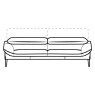 Dolce 242cm Sofa by Calia Italia Dolce 242cm Sofa by Calia Italia
