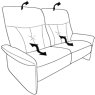 Lupo 2.5 Seater Manual Recliner Sofa (4494-80HN) by Himolla Lupo 2.5 Seater Manual Recliner Sofa (4494-80HN) by Himolla