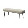 Lazzaro Backless Dining Bench (Champagne Fabric)