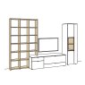 Andiamo Home - Media Wall Combination (AH44) Andiamo Home - Media Wall Combination (AH44)