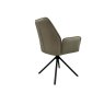 Pair of Lina Swivel Dining Chairs (Mink Fabric) Pair of Lina Swivel Dining Chairs (Mink Fabric)