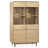 Rhett Glass Display Cabinet by MaxFurn Rhett Glass Display Cabinet by MaxFurn