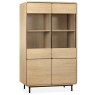 Rhett Glass Display Cabinet by MaxFurn Rhett Glass Display Cabinet by MaxFurn